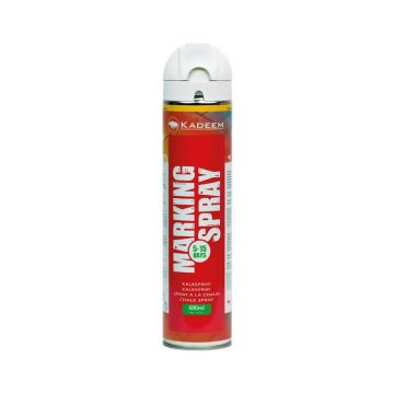 Kadeem tijdelijke (niet permanente) markeerspray 600ml Wit (359010)