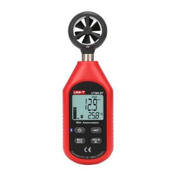 UNI-T UT363BT digitale luchtsnelheidsmeter, 2-10m/s, 10-30m/s & bluetooth (UT363BT)