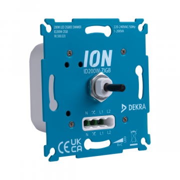 ION industries universele LED Zigbee (Hue compatible) draaidimmer 0.3-200W (ID200W-ZIGB)