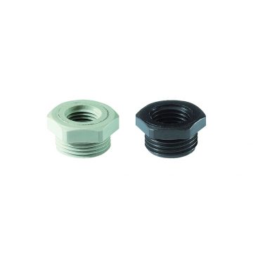 Jacob reduceerring M25-M12 PA zwart - per 100 stuks (M25M12 PA/SW)