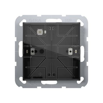 Gira sokkel 1-voudig tastsensor 4 Standaard voor KNX - Systeem 55 (501100)