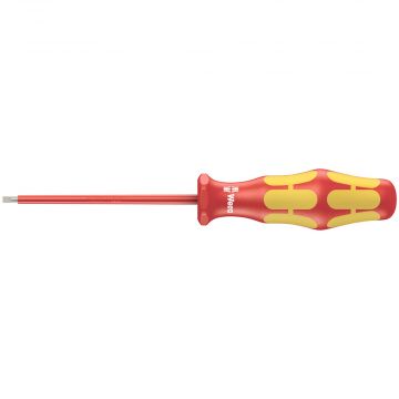 Wera geïsoleerde schroevendraaier Kraftform SL 0.4x2.5 161/80mm Sleuf VDE (05006100001)