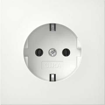 Gira stopcontact met randaarde 16A 250V zuiver wit (4466112)