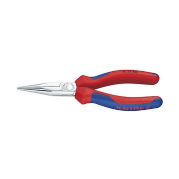 KNIPEX langbektang half rond 190mm verschroomd (30 25 190)