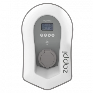 Zappi laadpaal V2.1 (3,7-22kW) met 6,5 meter kabel - wit (ZAPPI-2H22TW-T)