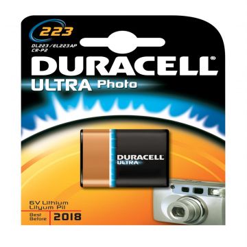 Duracell Ultra foto batterij 223 6V - per stuk (D223103)