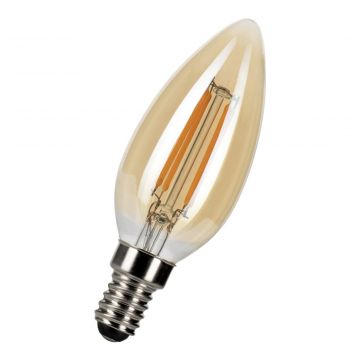 Bailey LED lamp filament kaars E14 4W 300lm warm wit 2200K dimbaar (143054)