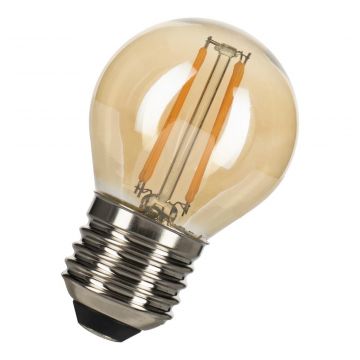 Bailey LED lamp filament goud kogel 4W 300lm 2200K dimbaar (143053)