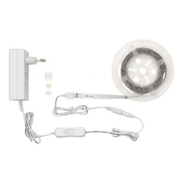 Bailey LED strip 12V warm wit 3000K 30LEDs/m IP20 - 3 meter met schakelaar (141961)