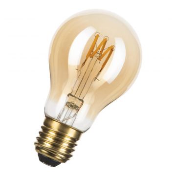 Bailey LED lamp filament spiraled goud peer E27 3W 165lm 2000K dimbaar (143619)