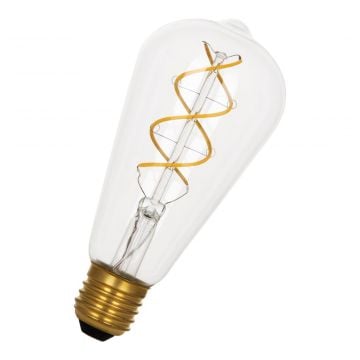 Bailey LED lamp filament spiraled helder ST64 E27 4W 300lm 2200K dimbaar (144335)