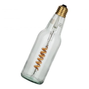 Bailey LED lamp filament spiraled helder bier fles E27 6.5W 130lm 1700K dimbaar (145466)