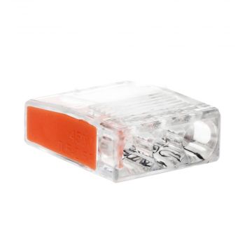 EMhub mini lasklem 3-voudig 2,5mm2 oranje per 100 stuks