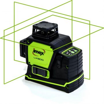 Imex 3D multilijnlaser met groene laser, 3x360° tot 30 meter (LX3DG)