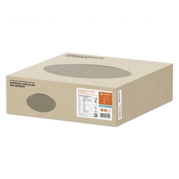 LEDVANCE LED plafonniere 13W 960lm koel wit 4000K IP44 met sensor (4058075617926)