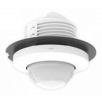 Niko Aanwezigheidsmelder P47LR, DALI-2, master, 32-37 m, 360°, SnapFit, wit voor inbouw (353-751321)