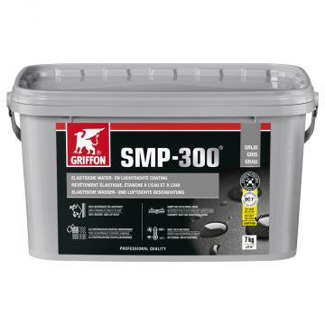 GRIFFON SMP 300 elastische water- en luchtdichte SMP coating - emmer 7kg - grijs (7001077)