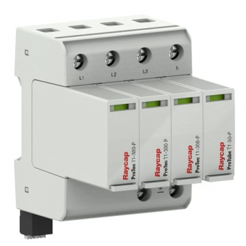 Raycap overspanningsbeveiliging type 1+2 TN-S (Protec T1-300-4+0-R)