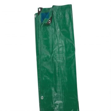Kreator dekkleed afdekzeil 120 gram 4x4m - groen/blauw (KRT660204)