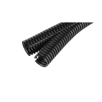 Frankische flexibele buis deelbaar 20mm zwart - per rol 50 meter