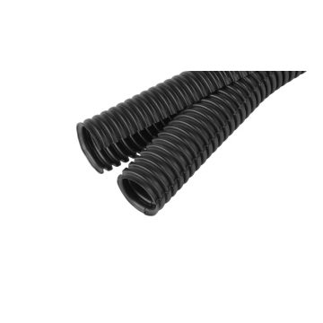 Frankische flexibele buis deelbaar 20mm UV bestendig - zwart per rol 50 meter
