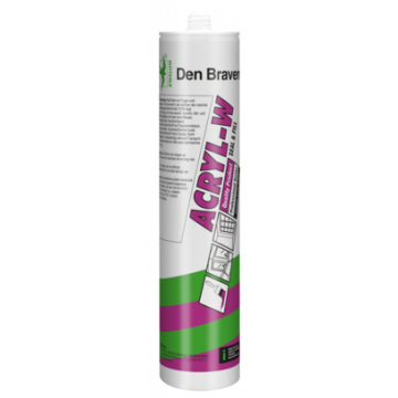 Den Braven Zwaluw Acryl-W acrylaatkit - koker 310ml - grijs (10013601)