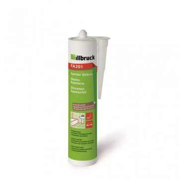 illbruck sanitairkit siliconenkit bouwkit - koker 310ml - zwart RAL9005 (FA201)