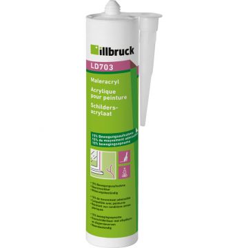 illbruck universele schilders acrylaatkit - koker 310ml - wit (LD703)