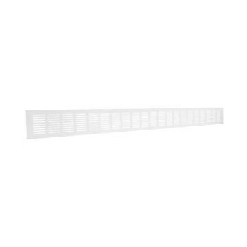 WEHA ventilatiestrip aluminium 800x80mm - wit (28618008 W)