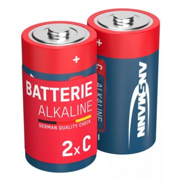 Ansmann alkaline batterij baby C / 1,5V - verpakking per 2 stuks (1513-0000)