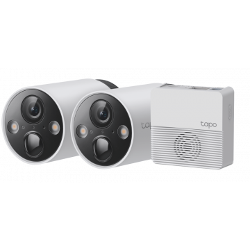 TP-LINK Tapo C420S2 Smart draadloos beveiligingscamerasysteem, 2 cameras