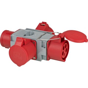 BRENNENSTUHL CEE-adapter stroomverdeler 32A 5-polig 400V IP44 (1081670)