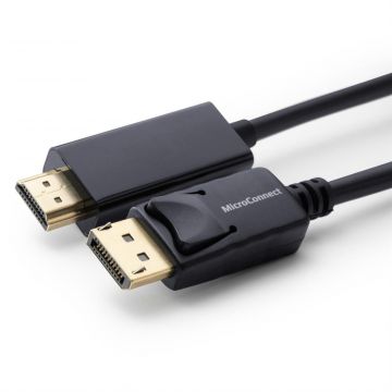 Microconnect DisplayPort 1.2 - HDMI kabel 3m (MC-DP-HDMI-300)
