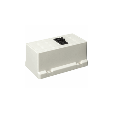 ABB Installatiedozen en -kasten deksel 3611 met GST18 connector 1x3 - wit (3611GB1 S)