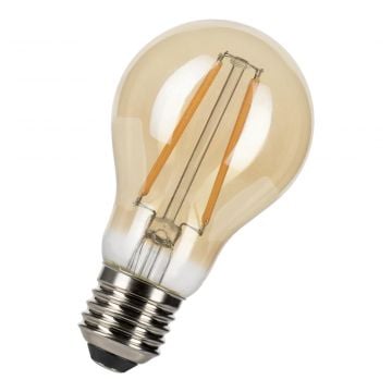 Bailey LED lamp filament goud peer E27 8W 710lm warm wit 2200K dimbaar (143049)