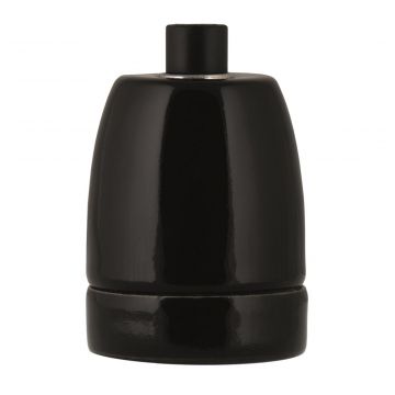 Bailey lamphouder E27 met trekontlasting - zwart (139706)