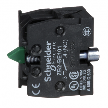 Schneider Electric Harmony XB4/XB5 contactelement NO terugvering (ZB2BE101)