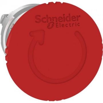 Schneider Electric Harmony XB4 noodstop knop draaiontgrendeling Ø22mm - rood (ZB4BS844)
