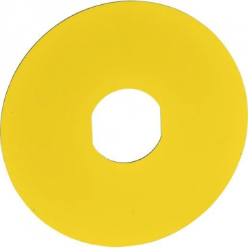 Schneider Electric Harmony ZBY etiket voor noodstop Ø60mm rond - geel (ZBY9101)