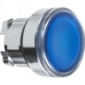 Schneider Electric Harmony XB4 kop voor verlichte drukknop Ø22mm - blauw (ZB4BW363)