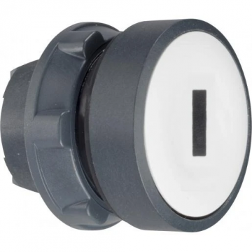 Schneider Electric Harmony XB5 verlichte drukknop Ø22mm tergverend BA9S - wit (ZB5AW313)
