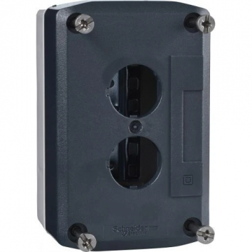 Schneider Electric Harmony XALD lege drukknopkast 2 gaten - grijs (XALD02)