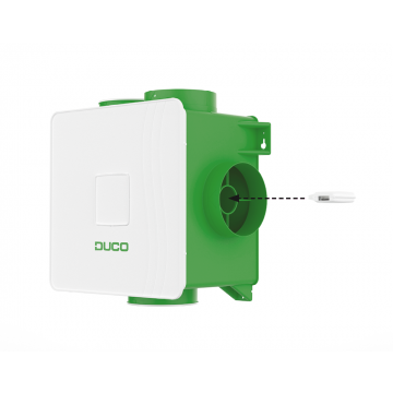 Duco Ducobox Reno mechanische ventilatie unit all in one standaard pakket BD 325 m3/h (0000-4710)