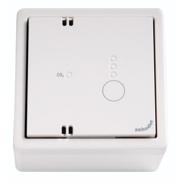 Zehnder CO2 sensor 1-10V 67mm opbouw, geleverd met afdekraam en opbouwdoos (655000870)