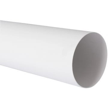 NEDCO ventilatiebuis 125mm kunststof wit - lengte 350mm (660.017.00)