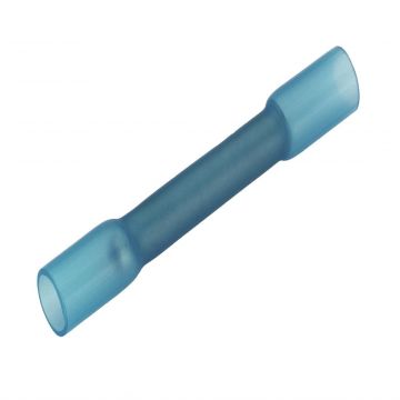 Cimco geïsoleerde stootverbinder met krimpisolatie verlengd 1,5-2,5mm - blauw per 15 stuks (180352)