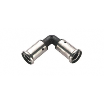 Henco kniekoppeling 90° pers fitting 32mm x 32mm (1PK-3232))
