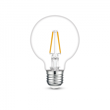 Yphix LEDlamp filament helder bol E27 2.5W 245lm warm wit 2700K niet dimbaar (50510420)