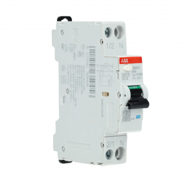 ABB aardlekautomaat 1-polig+nul 10A 30mA B-kar - spanningsonafhankelijk (DS301C B10 A30)