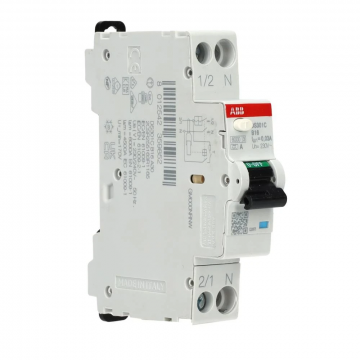 ABB aardlekautomaat 1-polig+nul 16A 30mA B-kar - spanningsonafhankelijk (DS301C B16 A30)